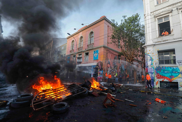 El paro portuario y las protestas siguen hasta que se vote el preacuerdo