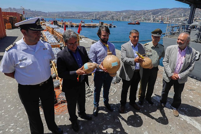 Autoridades inspeccionan instalación de fuegos artificiales en Valparaíso