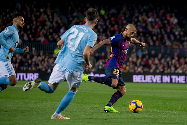 En España resaltaron las estadísticas de Vidal como titular en el Barcelona