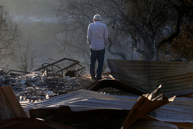 Coordinan ayuda para víctimas de incendio en Limache