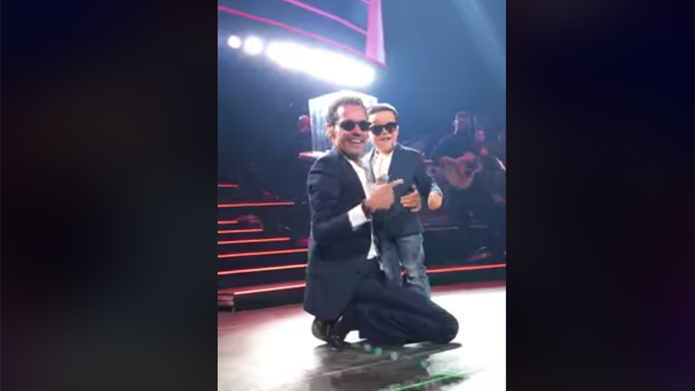 “Mini Marc” Marc Anthony quedó impactado con el talento