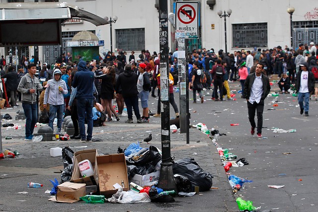 En los últimos cuatro meses más de 130 personas han sido detenidas en la plaza Aníbal Pinto