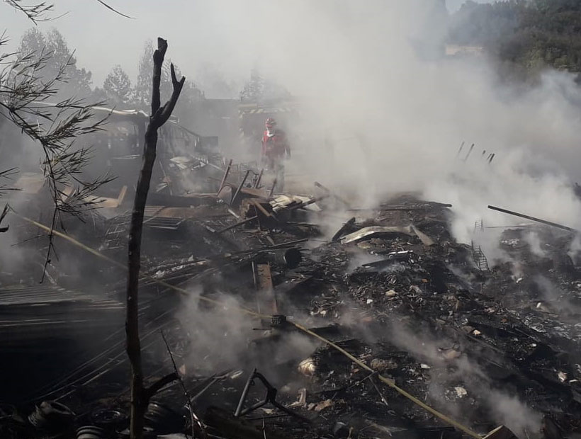 Viña del Mar: Conaf confirma que humo en la zona se debe a las quema de basura