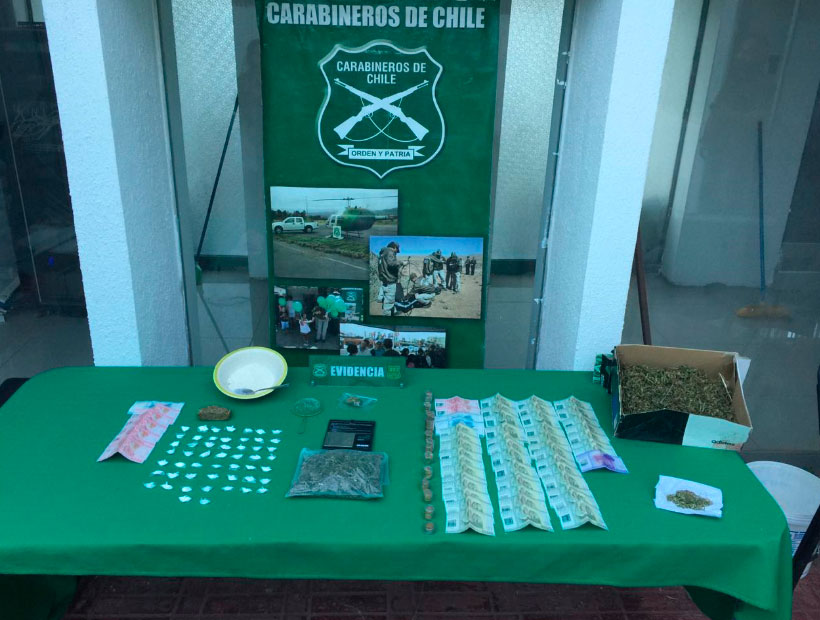 Venta de drogas en cercanías de colegio es desarticulada en Llay Llay