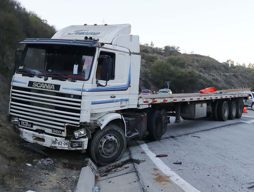 La Pólvora: camionero perdió la vida en accidente