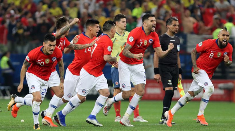 Chile elimina Colombia y clasifico para la semifinal de la Copa América