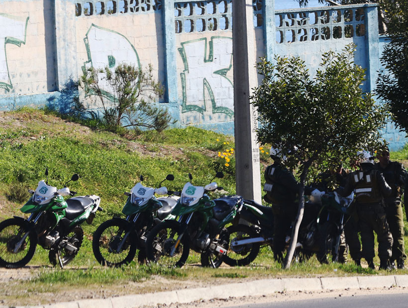 Viña del Mar: operativo policial por “balazos” en funeral