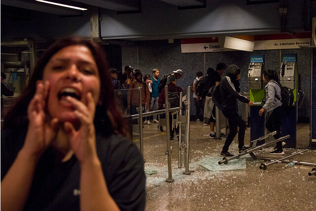 Metro tomó medida histórica y cerró toda la red producto de disturbios y daños