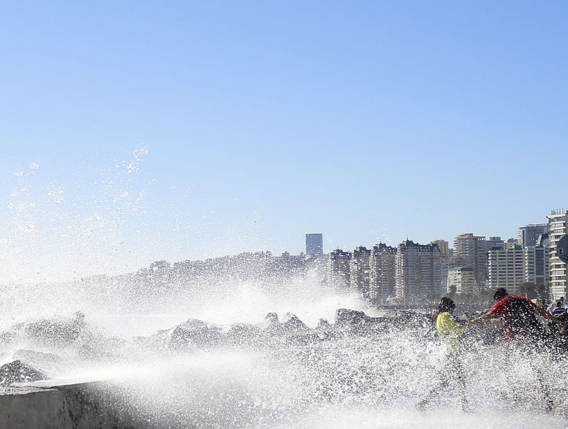 Valparaíso: avisan marejadas para este fin de semana