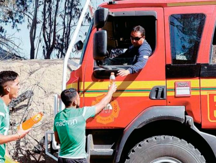 Valparaíso: Wanderinos entregaron apoyo a bomberos por incendio