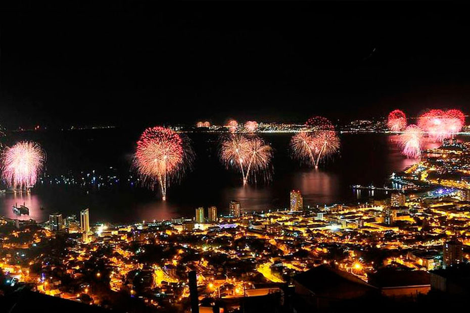 Valparaíso, Viña del Mar y Concón: Fuegos artificiales se verán con total claridad ya que el borde costero estará despejado