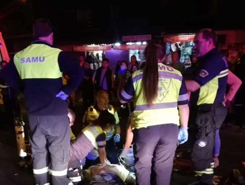 Esta madrugada un hombre falleció luego de ser atropellado en Viña del Mar