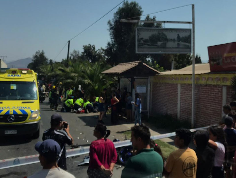 En Panquehue motorista falleció luego de chocar con un vehículo