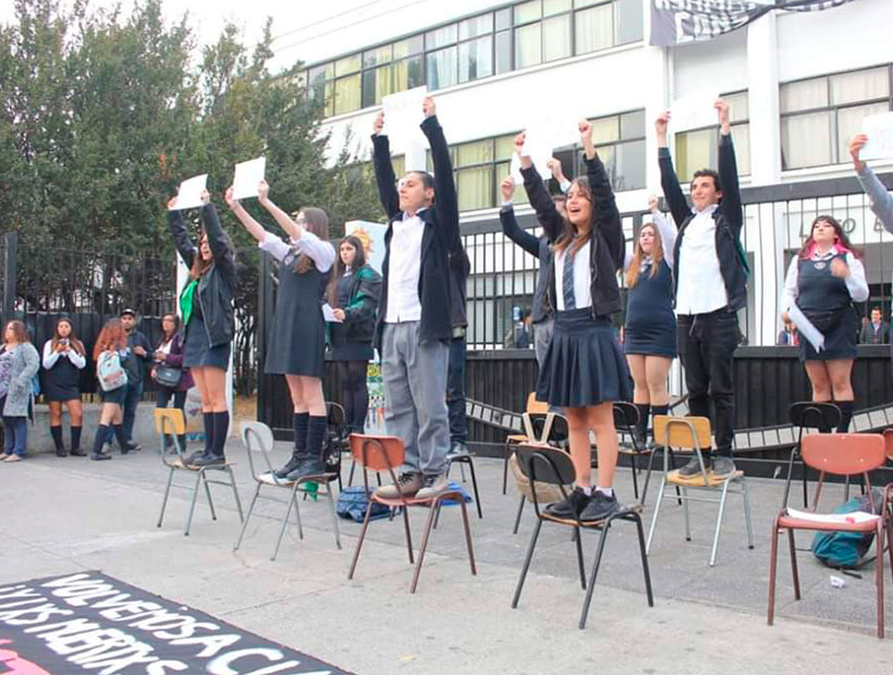 El día de ayer se desarrolló un “Mochilazo” en la región de Valparaíso que movilizó a estudiantes secundarios