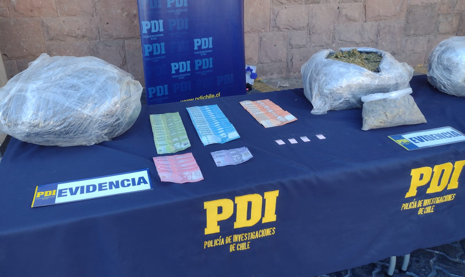 PDI Los Andes detiene a organización criminal con droga avaluada en 380 millones de pesos